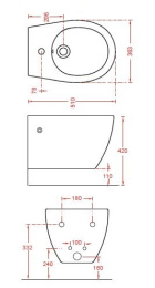Фото Биде подвесное ArtCeram Step (STB001 01 00) белый