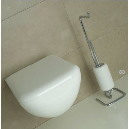 Стойка для ванной Gessi Goccia (38067#031) хром, белый