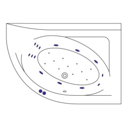 Фото Excellent Aquarella WAEX.ARP17.ULTRA Ванна 1700x1100 P "ULTRA" (хром)