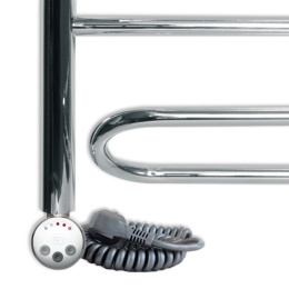 Фото Полотенцесушитель электрический Ника Curve ЛZ, левый тэн ЛЗ 100/50 лев