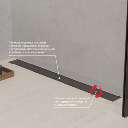 Фото Душевой лоток Paini CH850KC2 черный