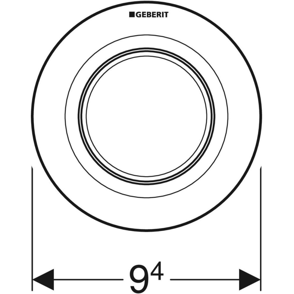 Клавиша смыва Geberit (116.040.21.1)