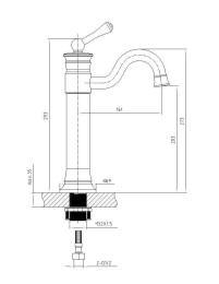 Фото Смеситель для раковины Timo Adelia (6011/00F chrome)