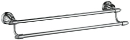 Полотенцедержатель двойной 60 см. RUSH Socotra ST12532