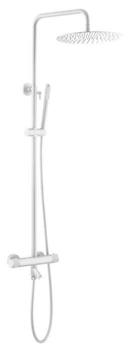 Стойка душевая Boheme Uno (468-T-MW) белый