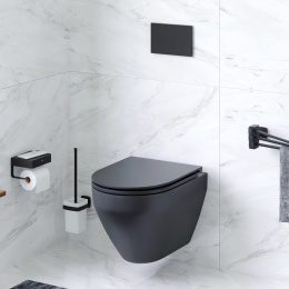 Фото Унитаз подвесной Am.Pm Spirit V2.0 (C701700MBSC) черный