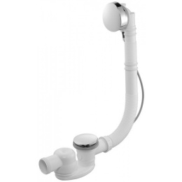 Фото Ультратонкий слив-перелив Jacob Delafon Doble E6D015-00 с возможностью регулировки уровня воды, белы