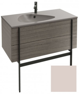 Тумба под раковину Jacob Delafon Nouvelle Vague 100 см, EB3032-S42, цвет - пыльная роза сатин