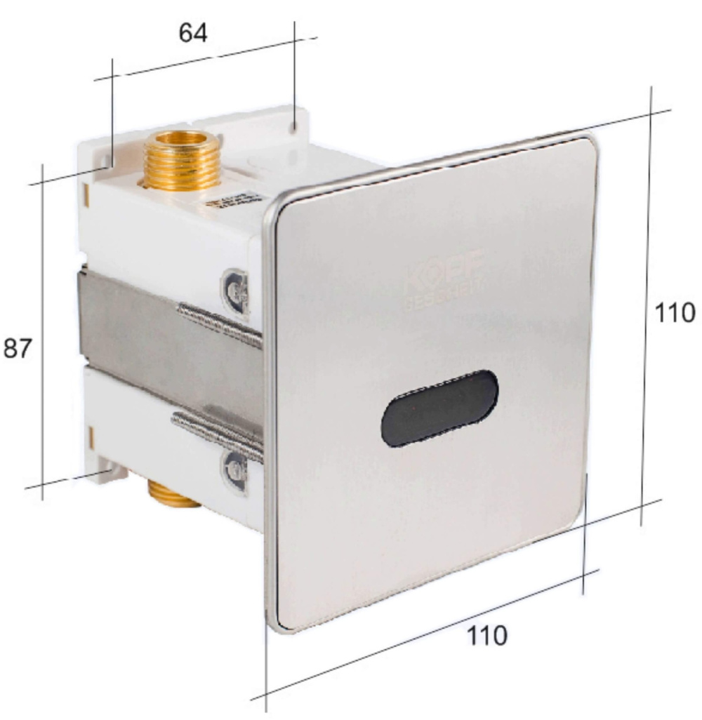 Фото Автоматический сенсорный душ Kopfgescheit KR1433DC
