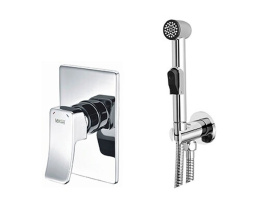 Фото Комплект для биде скрытого монтажа WasserKRAFT A010656 шланг 100 см, хром