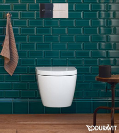 Инсталляция Geberit с безободковым унитазом Duravit ME by Starck 458.125.21.1/45300900A1/0020190000,