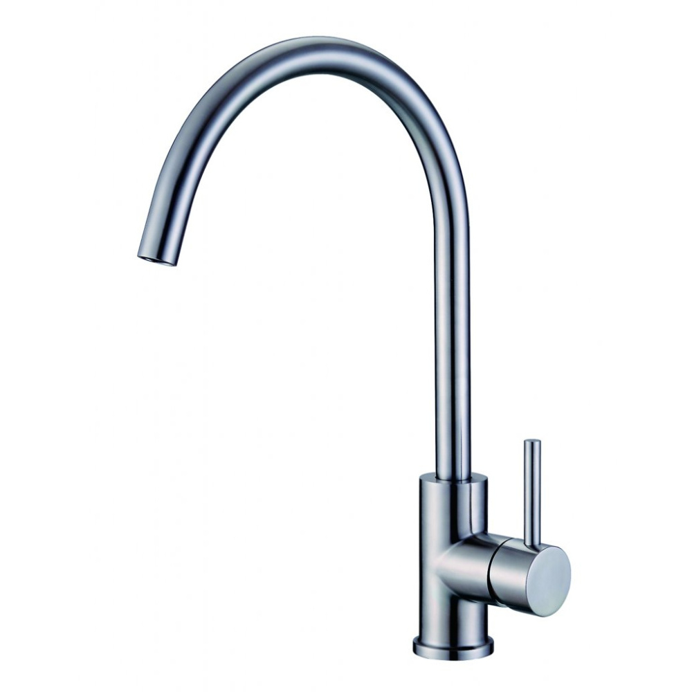 Смеситель для кухонной мойки Belbagno BB-LAM03-IN, нержавеющая сталь, сатин