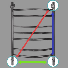 Водяной полотенцесушитель Energy Prestige 60х30