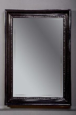 Зеркало Terso черный глянец с подсветкой