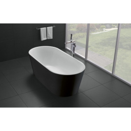 Акриловая ванна 170x80 BelBagno (BB71-1700-NERO), округлая