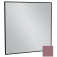 Зеркало Jacob Delafon Silhouette EB1425-S37, 80 х 80 см, лакированная рама нежно-розовый сатин