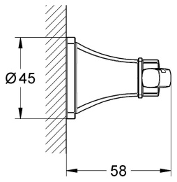 Grohe Grandera 40631000 Крючок для банного полотенца