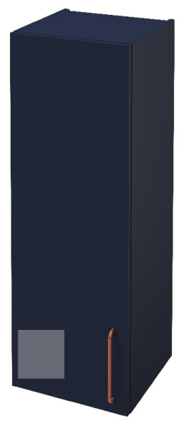 Шкаф-пенал Jacob Delafon Odeon Rive Gauche 40 см, EB2571G/D-RX-S40, цвет насыщенный серый сатин, руч