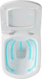 Унитаз подвесной Ravak Classic (X01671), белый