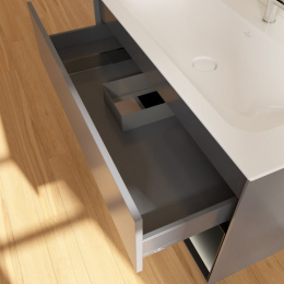 Villeroy Boch Finion F040PDGK Тумба под раковину 996х498 мм (black matt/anthracite matt)