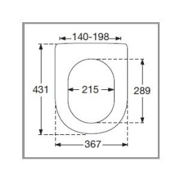 Villeroy&Boch Sentique 98M8Q1S3 Сиденье для унитаза с крышкой (белый матовый)