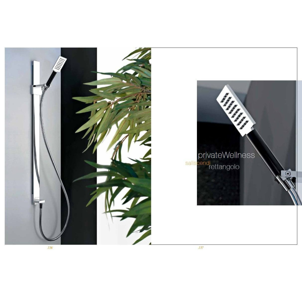 Душевой гарнитур Gessi Tremillimetri Rettangolo (39835#238) сталь