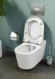 Инсталляция Viega с безободковым унитазом VitrA Nest 5176B003-6233, с функцией биде, крышка микролиф