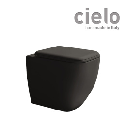 Ceramica CIELO Shui Comfort SHCOVAKTRLV - Унитаз напольный пристенный 55*38 см, Rimless безободковый
