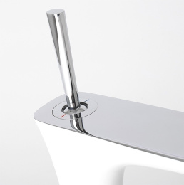 Смеситель для раковины Hansgrohe PuraVida (15072400) хром, белый