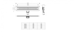 Фото Дренажный канал Timo Basic (BSPG-60 S50Rb) сталь