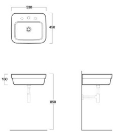 Фото Раковина Simas Evolution EVO15bi*1
