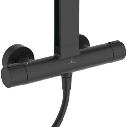 Душевая система Ideal Standard Alu+ (BD583XG) с термостатом, черный матовый