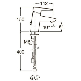Смеситель для раковины Roca Esmai (5A3131C00) хром