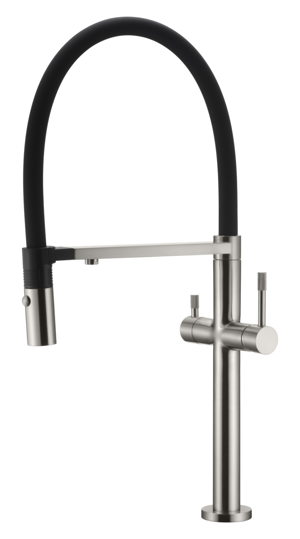 Фото Смеситель для кухни Boheme Uno (115-NB) никель