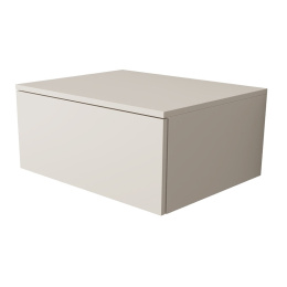 Velvex UNIQUE UNIT tpUNI.60.H27.Y-221 Тумба подвесная выс. 27, выдв. ящик, шелк шампань