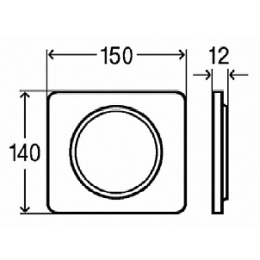 Кнопка смыва Viega Visign for Style 13 (654771) белый