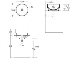 Фото Раковина накладная SIMAS PO.MO PO 01