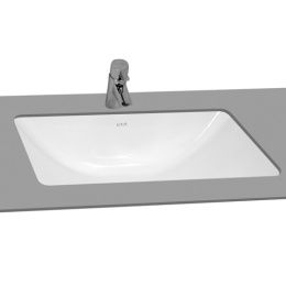 Раковина встраиваемая снизу 53 см Vitra S50 (5339B003-0012) белый