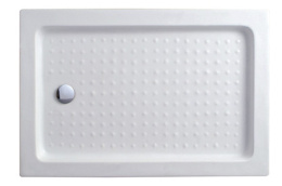Поддон акриловый Cezares TRAY-A-AH-90/80-15-W, с сифоном в комплекте
