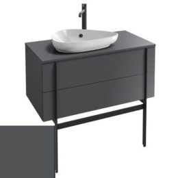 Тумба под раковину Jacob Delafon Nouvelle Vague 100 см, EB3040-442, серый антрацит глянцевый
