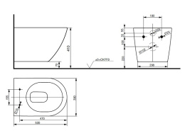 Подвесные унитазы Унитаз подвесной Toto NC (CW762MUNW1)