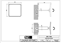 Фото Зеркало Gessi Ispa (41789#031) хром