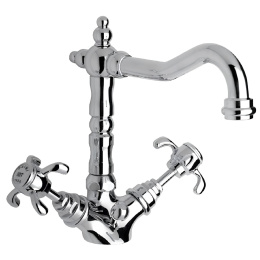 Фото Смеситель для раковины Paini Ornellaia 87CR250BLMKM хром