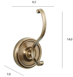 Крючок Tiffany World Bristol TWBR016gold, золото