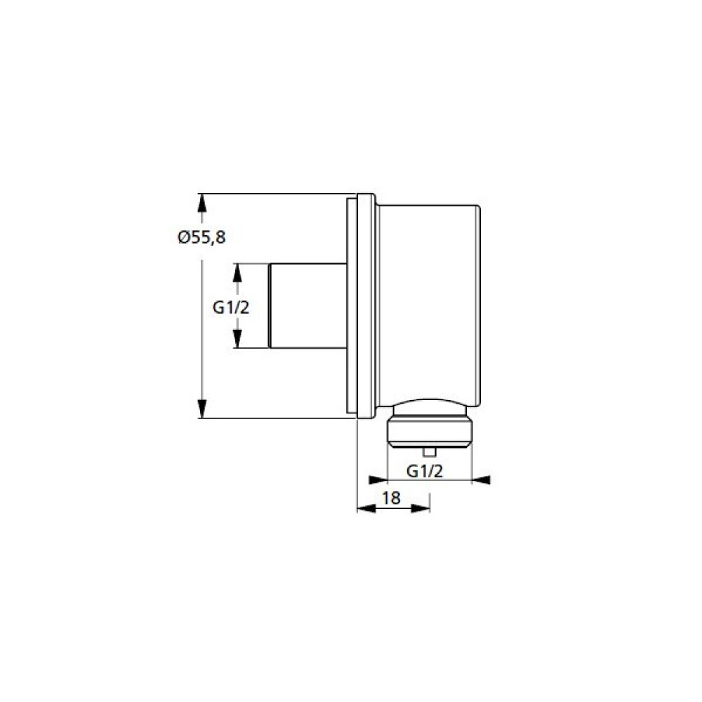 Гигиенический душ с смесителем Ideal Standard B0040AA
