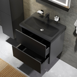 Комплект мебели Am.Pm Gem (BK90GM) черный