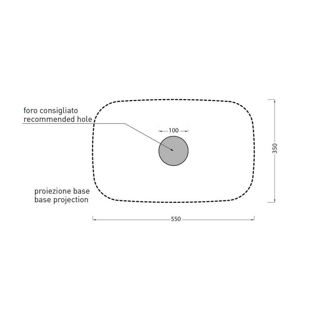 Ceramica CIELO Shui Comfort SHCOLAR60PL - Раковина накладная на столешницу 60*40 см (Polvere)