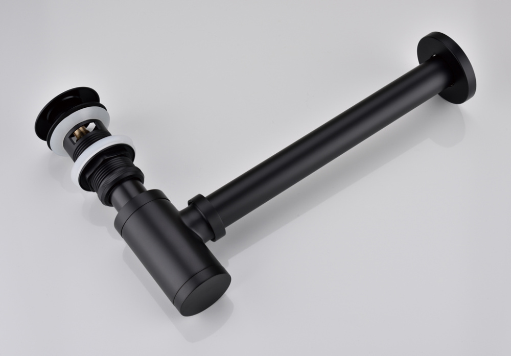 Фото Сифон для раковины Boheme (609-B) черный