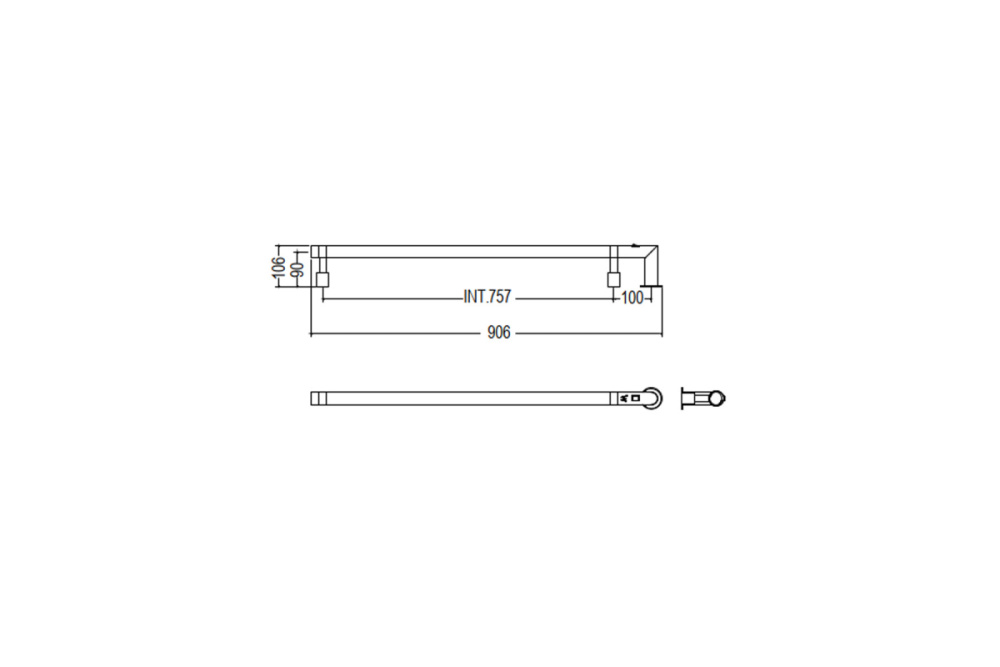 Фото Электрический полотенцесушитель Margaroli Arcobaleno 616XCRB-900NH