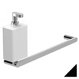 Фото Дозатор жидкого мыла с полотенцедержателем Webert Living LV501501560